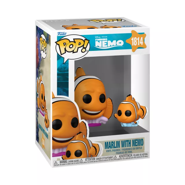 Figur Finding Nemo - Marlin with Nemo (Funko POP! Disney 1814)