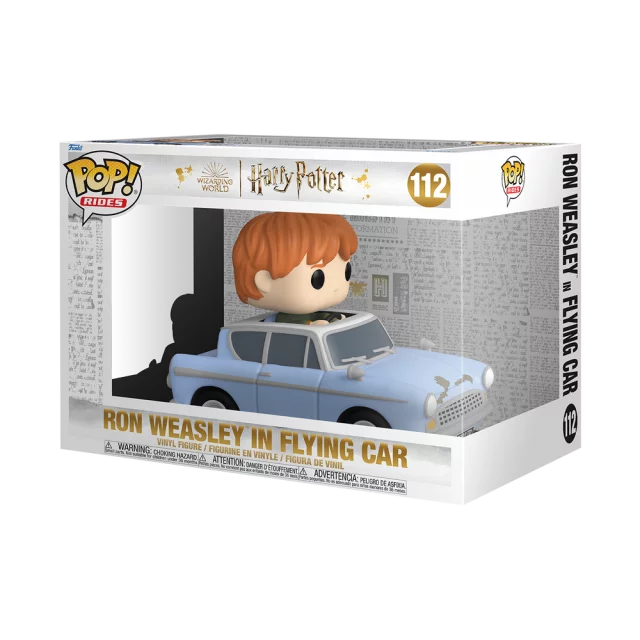 Figur Harry Potter - Ron Weasley with Flying Car (Funko POP! Rides 112) (beschädigte Verpackung) - Funko POP! Harry Potter