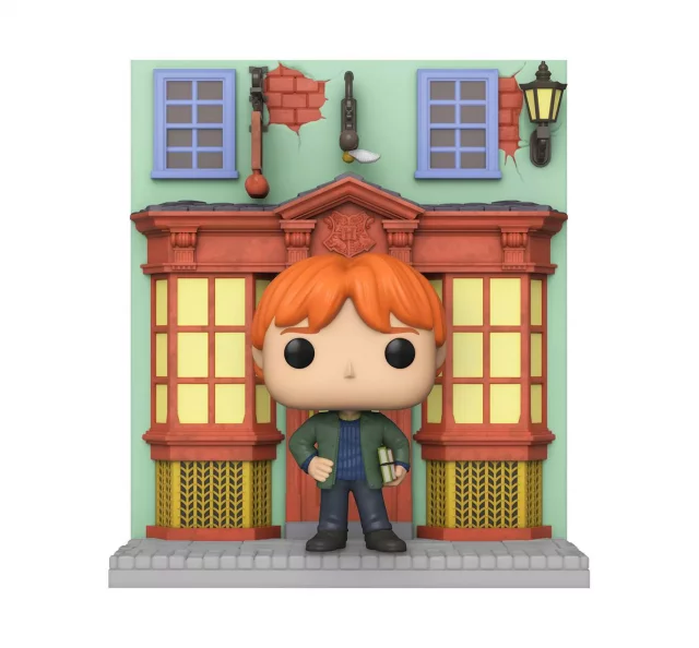 Figur Harry Potter - Ron with Quality Quidditch Supplies (Funko POP! Deluxe) - Funko POP! Harry Potter