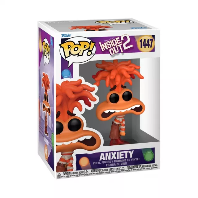 Figur Inside Out 2 - Anxiety (Funko POP! Disney 1447)