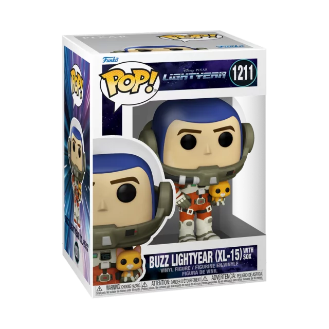Figur Lightyear - Buzz Lightyear (XL-15) with Sox (Funko POP! Disney 1211) - Toy Story
