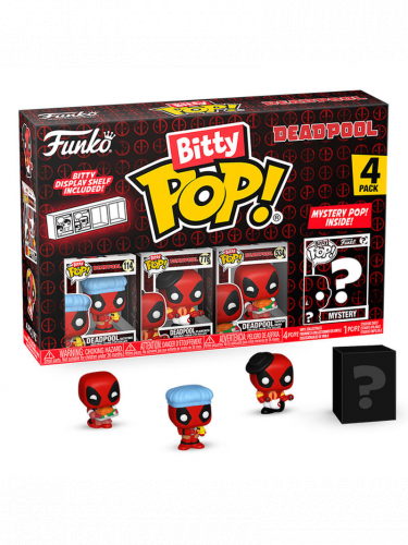 Figur Marvel - Deadpool Badewannenzeit 4er-Pack (Funko Bitty POP)