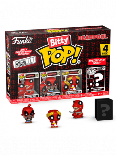 Figur Marvel - Deadpool Dinopool 4-pack (Funko Bitty POP)