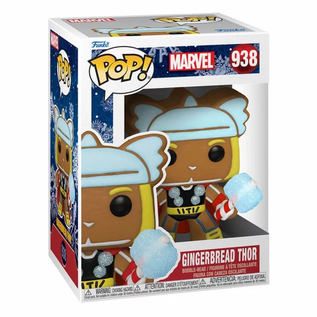 Figur Marvel - Gingerbread Thor (Funko POP! Marvel 938) (beschädigte Verpackung) - Avengers