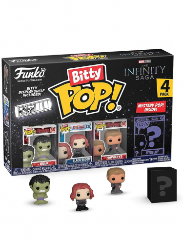 Figur Marvel - Infinity Saga Hulk 4-pack (Funko Bitty POP)