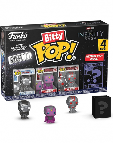 Figur Marvel - Infinity Saga War Machine 4-pack (Funko Bitty POP)