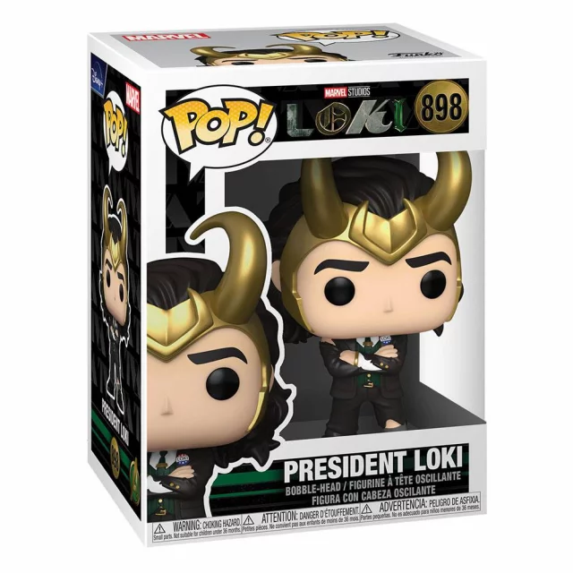 Figurka Marvel: Loki - President Loki (Funko POP! Marvel 898) (poškozený obal)