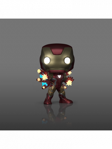 Figur Marvel: The Infinity Saga - Iron Man Glow in the Dark (Funko POP! Disney 1555)