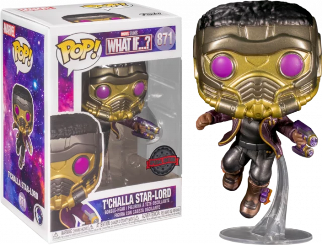 Figur Marvel: What If...? - T'Challa Star-Lord Metallic (Funko POP! Marvel 871)