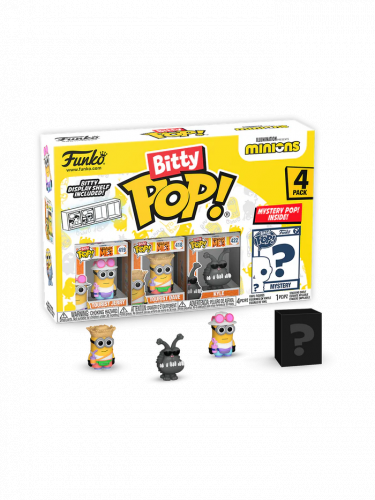 Figur Minions - Series 4 4-pack (Funko Bitty POP)