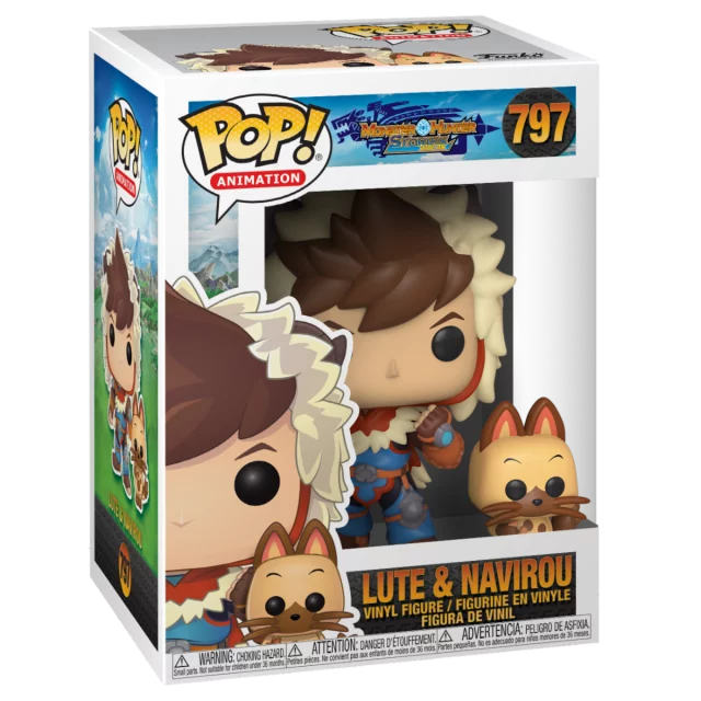Figur Monster Hunter Stories - Lute and Navirou (Funko POP! Animation 797) (beschädigte Verpackung)