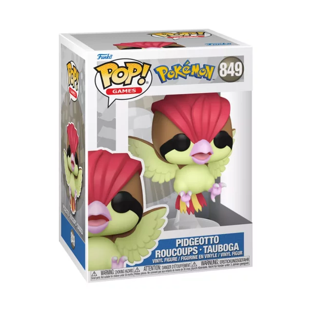 Figur Pokemon - Pidgeotto (Funko POP! Games 849) (beschädigte Verpackung)