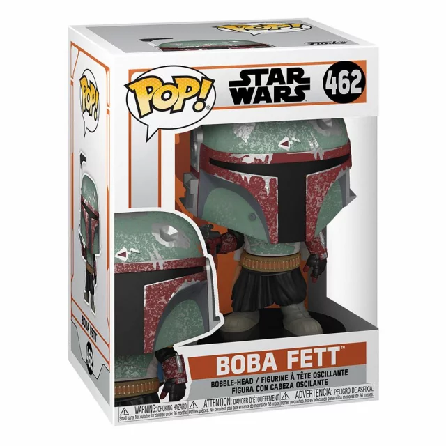Figurka Star Wars - Boba Fett  (Funko POP! Star Wars 462) (poškozený obal) - The Book of Boba Fet