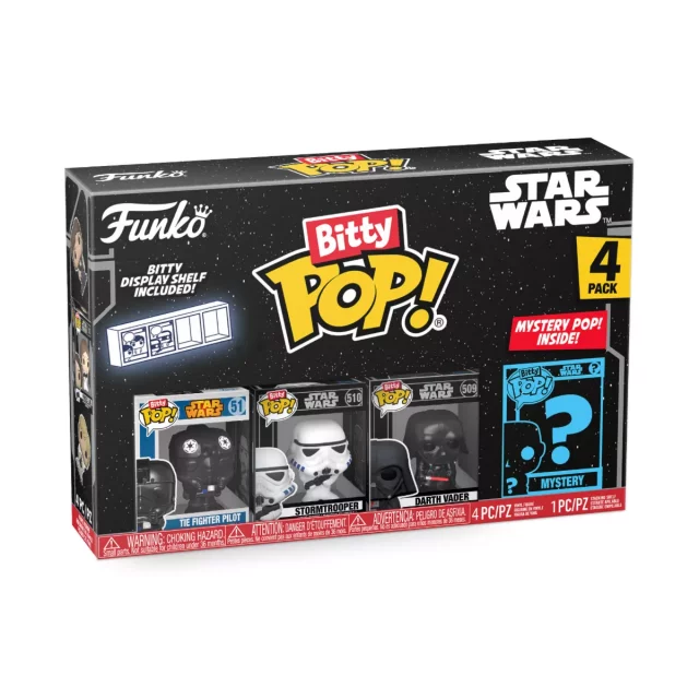 Figur Star Wars - Darth Vader 4-pack (Funko Bitty POP) - Minifigur