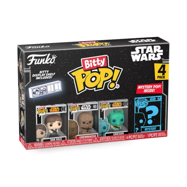 Figur Star Wars - Han Solo 4-pack (Funko Bitty POP) - Minifigur