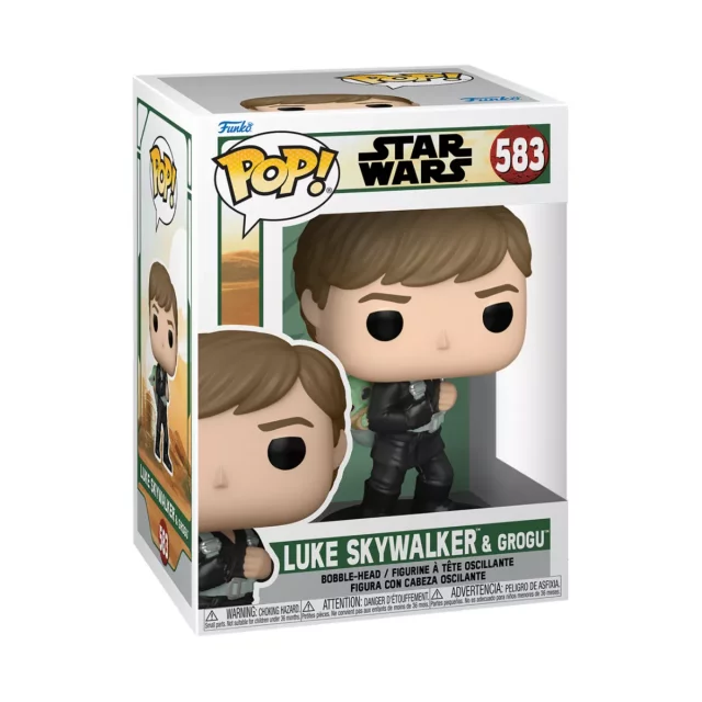 Figur Star Wars: The Book of Boba Fett - Luke Skywalker and Grogu (Funko POP! Star Wars 583)