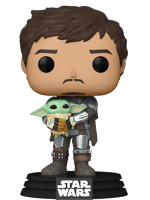 Figur Star Wars: The Mandalorian - Mando holding Grogu (Funko POP! Star Wars 461)