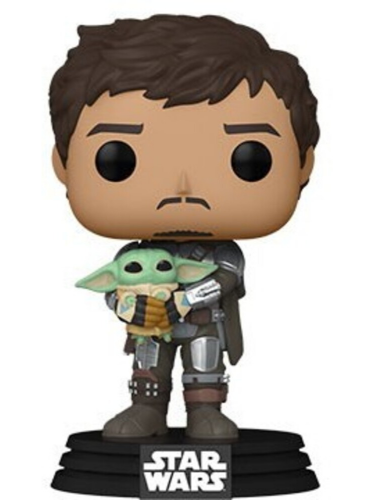 Figur Star Wars: The Mandalorian - Mando holding Grogu (Funko POP! Star Wars 461)
