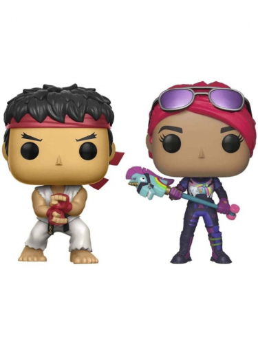 Figur Street Fighter x Fortnite - Ryu & Brite Bomber (Funko POP! Games 2-Pack)