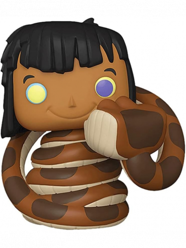 Figur The Jungle Book - Mowgli with Kaa (Funko POP! Disney 987) (beschädigte Verpackung)