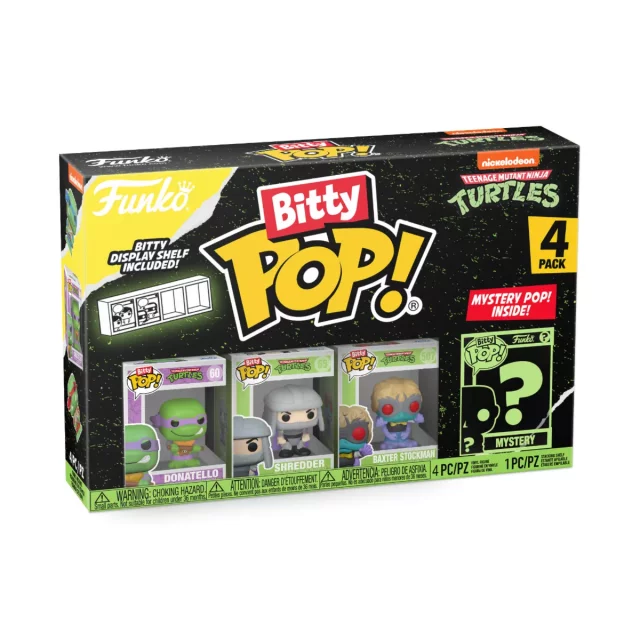 Ninja Turtles Figur - Donatello 4-pack (Funko Bitty POP) - Funko POP!