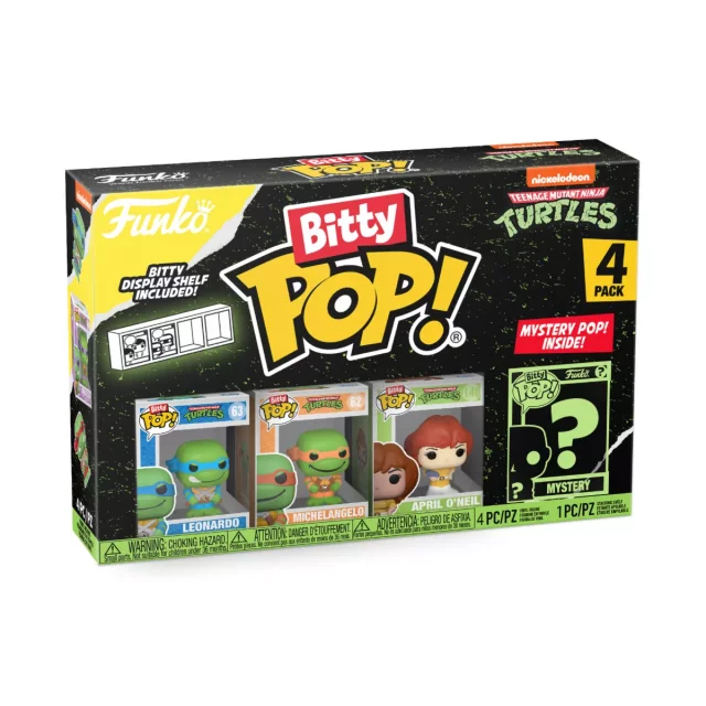 Ninja Turtles Figur - Leonardo 4-pack (Funko Bitty POP) - Funko POP!