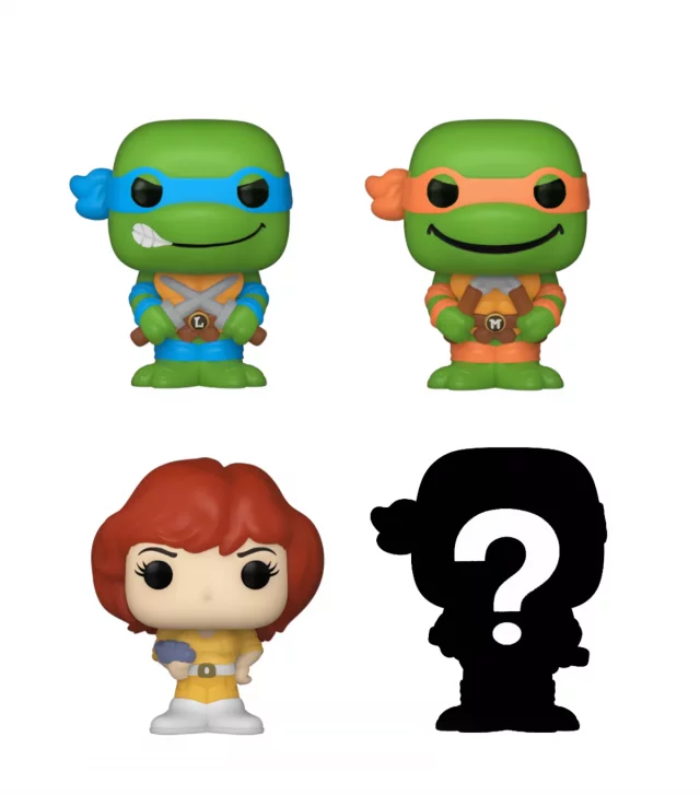 Ninja Turtles Figur - Leonardo 4-pack (Funko Bitty POP) - Teenage Mutant Ninja Turtles