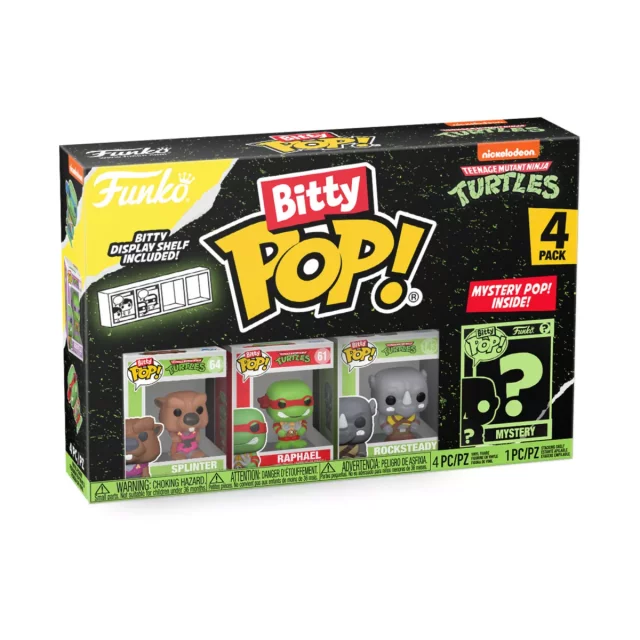 Ninja Turtles Figur - Splinter 4-pack (Funko Bitty POP) - Funko POP!