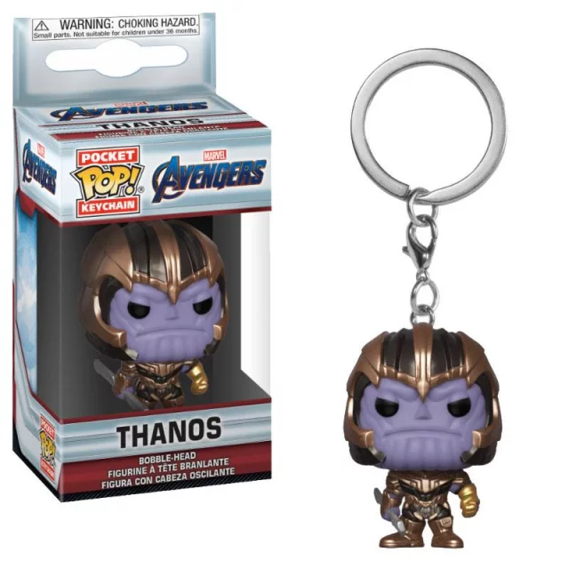 Schlüsselanhänger Avengers: Endgame - Thanos (Funko) - Marvel