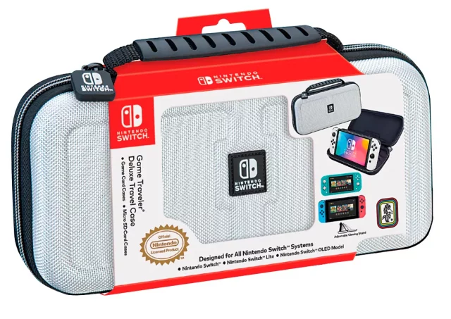 Luxuriöse Hülle für Nintendo Switch weiß und schwarz (Switch & Lite & OLED Model) - Verpackungen