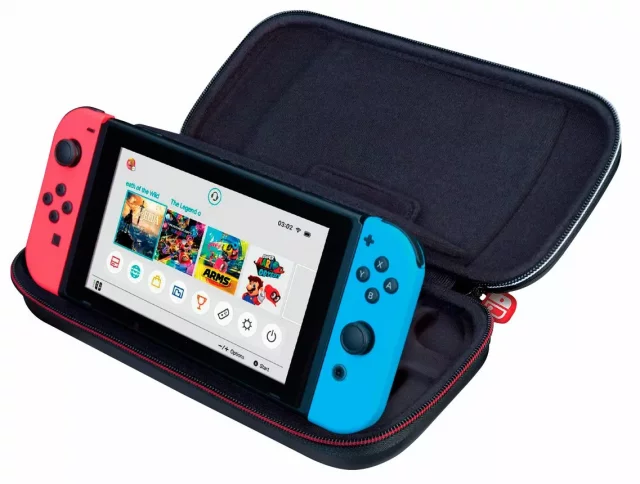Luxuriöse Hülle für Nintendo Switch schwarz (Switch & Lite & OLED Model) - Zubehör