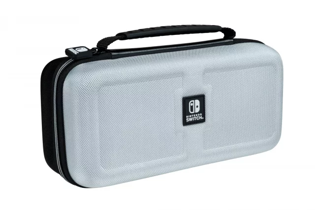 Luxuriöse Reisetasche für Nintendo Switch Schwarz & Weiß (Switch & OLED Modell) - Zubehör