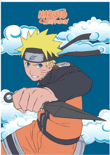 Fleecedecke Naruto Shippuden - Naruto Attack