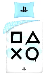 Bettwäsche PlayStation - Buttons (weiß)