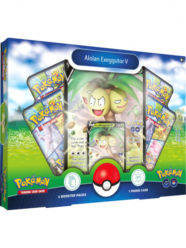 Kartenspiel Pokemon TCG: Pokemon GO - Alolan Exeggutor V Sammlung (ENGLISCHE VERSION)