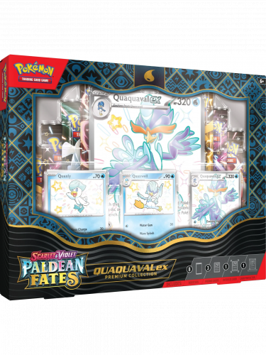 Kartenspiel Pokémon TCG: Scarlet & Violet Paldean Fates - Premium Collection: Quaquaval ex (ENGLISCHE VERSION)