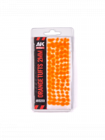 Modellbau-Vegetation AK - Orange Fantasy tufts (2 mm)