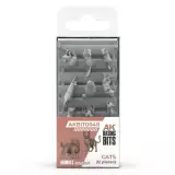 AK Basing Bits - Katzen - AK-Interactive
