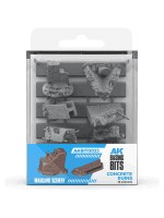 Modellbauzubehör AK Basing Bits - Concrete Ruins
