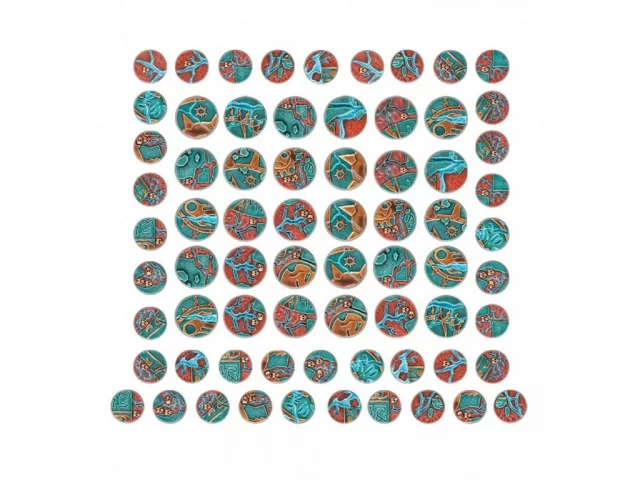 W-AOS: Shattered Dominion - Runde Bases 25 & 32 mm (40 Stck + 30 Stck) - Brettspiel