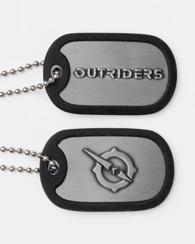 Erkennungsmarke Outriders - Symbol - Anhänger