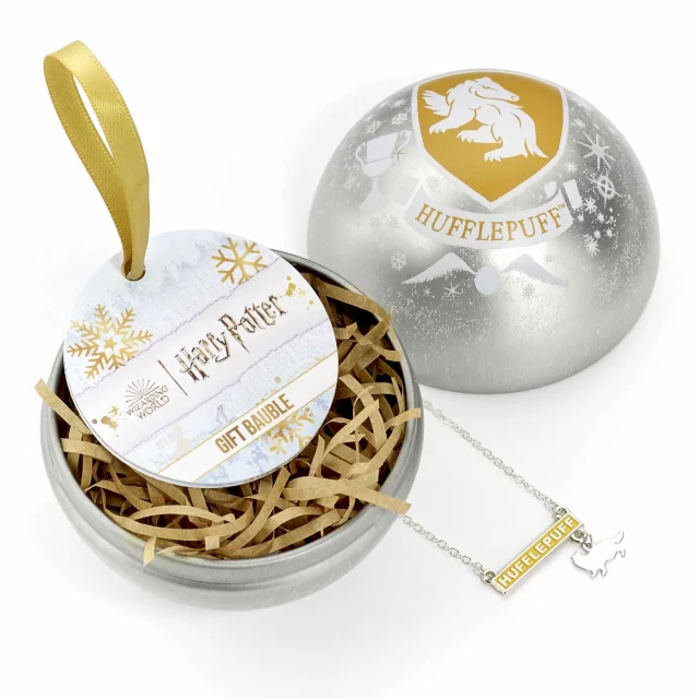 Weihnachtsschmuck Harry Potter - Hufflepuff (mit Anhänger innen) - Anhänger