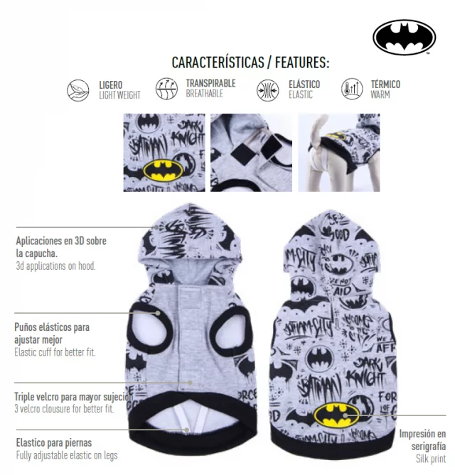 Anzug für Hund DC Comics - Batman - Anzug für Hunde