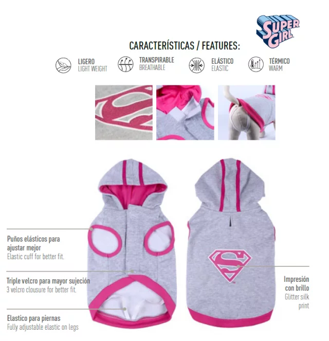 Anzug für Hund DC Comics - Supergirl - Anzug für Hunde