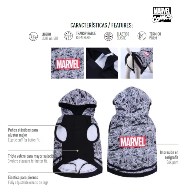 Anzug für Hund Marvel - Logo - Anzug für Hunde