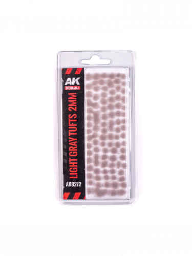 Modell Vegetation AK - Light Gray Fantasy tufts (2 mm)