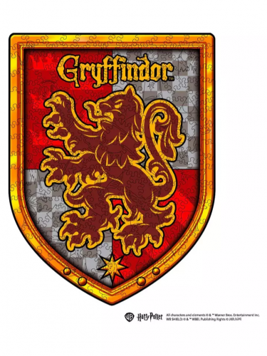 Puzzle Harry Potter - Gryffindor Crest (aus Holz)