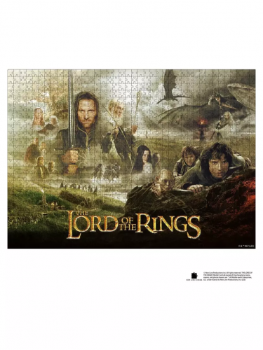 Puzzle Lord of the Rings - Heroes of Middle-Earth (Holz)