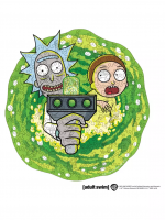 Puzzle Rick & Morty - Portal (aus Holz)