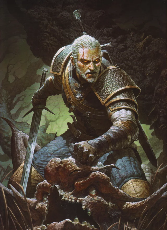 Puzzle Zaklínač - Geralt Trophy (rozbaleno) - Beschädigte Verpackung